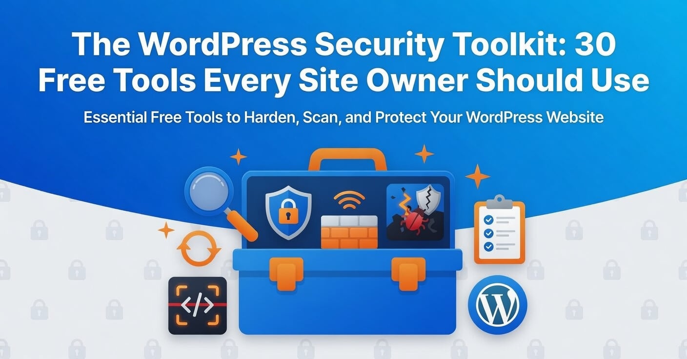 The WordPress Security Toolkit: 30 Free Tools Every Site Owner Should Use