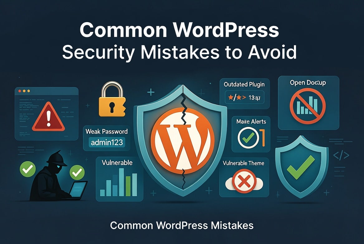 Common WordPress Security Mistakes WordPress Site Owners Should Avoid